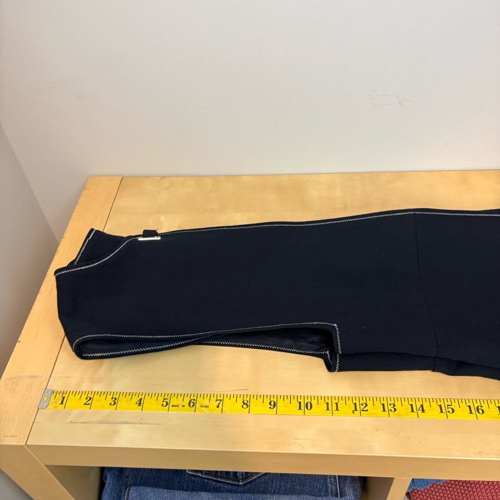 Zara Vest with navy with White Piping - Picture 12 of 13